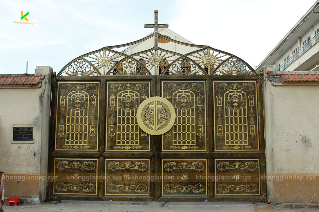 Mẫu cổng biệt thự đẹp cổng nhôm đúc đẹp ở tại Hà Tĩnh - HA TINH ...